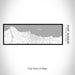 Rendered View of Port Angeles Washington Map on 10oz Stainless Steel Insulated Cup in Classic with Sliding Lid