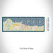 Rendered View of Port Angeles Washington Map on 10oz Stainless Steel Insulated Cup in Woodblock with Sliding Lid
