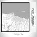 Rendered View of Port Angeles Washington Map on 17oz Stainless Steel Insulated Tumbler in Classic Map Style