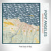 Rendered View of Port Angeles Washington Map on 17oz Stainless Steel Insulated Tumbler in Woodblock Map Style