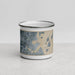 Front View Custom Portland Maine Map Enamel Mug in Afternoon