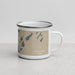 Right View Custom Portland Maine Map Enamel Mug in Afternoon