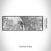 Rendered View of Portland Oregon Map on 10oz Stainless Steel Insulated Cup in Matte White with Sliding Lid