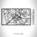 Rendered View of Portsmouth New Hampshire Map on 17oz Stainless Steel Insulated Cola Bottle in Stainless in Matte White