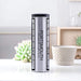 Portsmouth New Hampshire Custom City Map Inscription Coordinates on 17oz Stainless Steel Insulated Tumbler in Tactile Lines with Succulent in Background