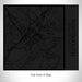 Rendered View of Portsmouth New Hampshire Map on 17oz Stainless Steel Insulated Tumbler in Matte Black with Tactile Lines