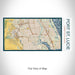 Rendered View of Port St. Lucie Florida Map on 17oz Stainless Steel Insulated Bottle with printed woodblock style map