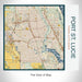Rendered View of Port St. Lucie Florida Map on 17oz Stainless Steel Insulated Tumbler in Woodblock Map Style