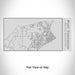 Rendered View of Port Townsend Washington Map Engraving on 17oz Stainless Steel Insulated Cola Bottle