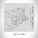 Rendered View of Port Townsend Washington Map Engraving on 17oz Stainless Steel Insulated Tumbler