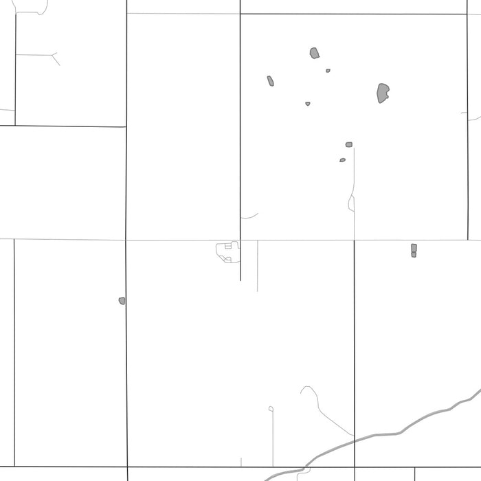 Powell Butte Oregon Map Print in Classic Style Zoomed In Close Up Showing Details