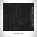 Rendered View of Powell Butte Oregon Map on 17oz Stainless Steel Insulated Tumbler in Black