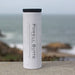 Powell Butte Oregon Custom City Map Inscription Coordinates on 17oz Stainless Steel Insulated Tumbler in White