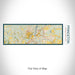 Rendered View of Princeton New Jersey Map on 10oz Stainless Steel Insulated Cup in Woodblock with Sliding Lid