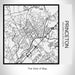 Rendered View of Princeton New Jersey Map on 17oz Stainless Steel Insulated Tumbler in Matte White with Tactile Lines