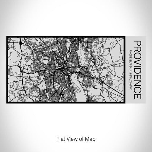 Rendered View of Providence Rhode Island Map on 17oz Stainless Steel Insulated Cola Bottle in Stainless