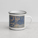 Right View Custom Provo Utah Map Enamel Mug in Afternoon