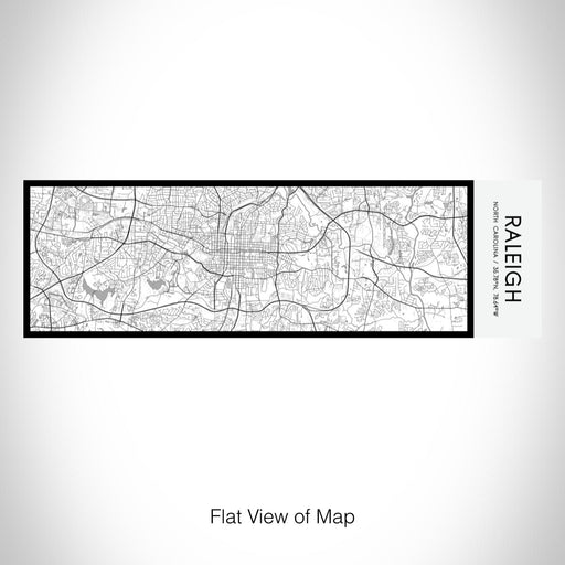 Rendered View of Raleigh North Carolina Map on 10oz Stainless Steel Insulated Cup in Classic with Sliding Lid