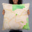 Person holding 22x22 Custom Ramona California Map Throw Pillow in Watercolor