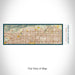 Rendered View of Rancho Cucamonga California Map on 10oz Stainless Steel Insulated Cup in Woodblock with Sliding Lid