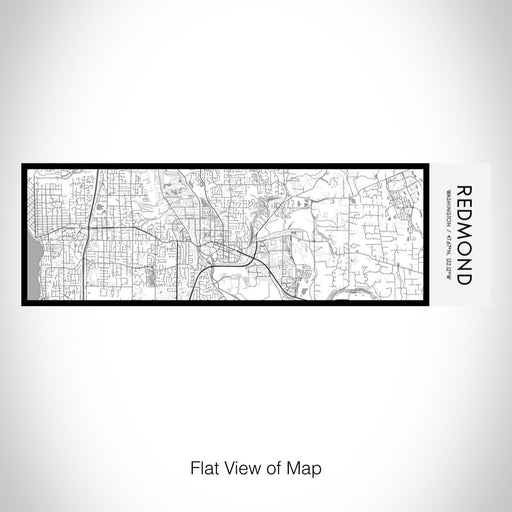 Rendered View of Redmond Washington Map on 10oz Stainless Steel Insulated Cup in Classic with Sliding Lid