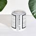 Redwood City California Custom City Map Inscription Coordinates on 10oz Stainless Steel Insulated Cup in Classic with Sliding Lid