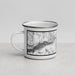 Left View Custom Revelstoke British Columbia Map Enamel Mug in Classic