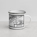 Right View Custom Revelstoke British Columbia Map Enamel Mug in Classic