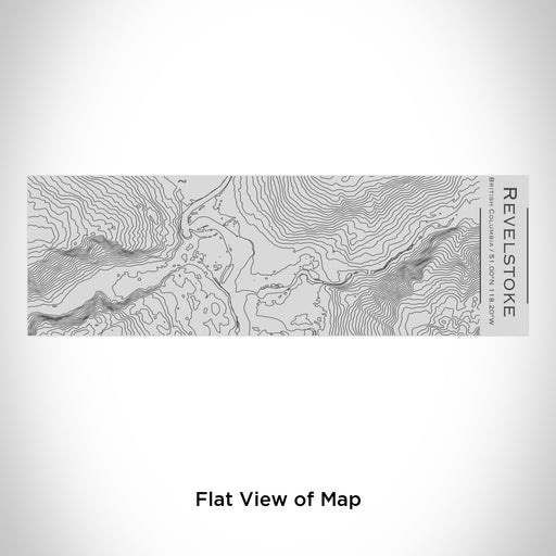 Rendered View of Revelstoke British Columbia Map Engraving on 10oz Stainless Steel Insulated Cup with Sipping Lid