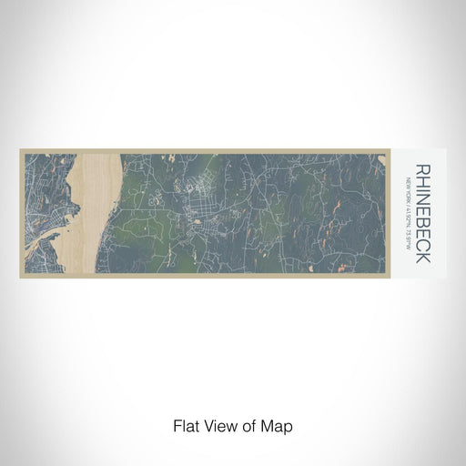 Rendered View of Rhinebeck New York Map on 10oz Stainless Steel Insulated Cup in Afternoon with Sliding Lid