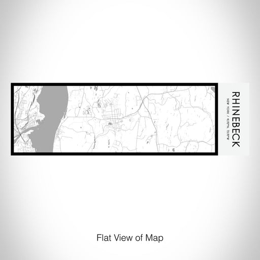 Rendered View of Rhinebeck New York Map on 10oz Stainless Steel Insulated Cup in Classic with Sliding Lid