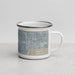 Right View Custom Rialto California Map Enamel Mug in Afternoon