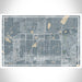 Richfield Minnesota Map Print Landscape Orientation in Afternoon Style With Shaded Background