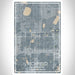 Richfield Minnesota Map Print Portrait Orientation in Afternoon Style With Shaded Background