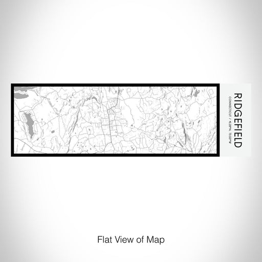 Rendered View of Ridgefield Connecticut Map on 10oz Stainless Steel Insulated Cup in Classic with Sliding Lid