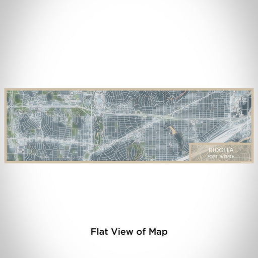 Flat View of Map Custom Ridglea Fort Worth Map Enamel Mug in Afternoon