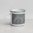 Left View Custom Rio Grande National Forest Map Enamel Mug in Afternoon