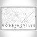 Robbinsville New Jersey Map Print Landscape Orientation in Classic Style With Shaded Background