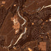 Rock Springs Wyoming Map Print in Ember Style Zoomed In Close Up Showing Details