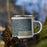 Right View Custom Rome Georgia Map Enamel Mug in Afternoon on Grass With Trees in Background
