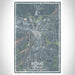 Rome Georgia Map Print Portrait Orientation in Afternoon Style With Shaded Background
