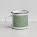 Left View Custom Roswell New Mexico Map Enamel Mug in Afternoon