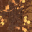 Roswell New Mexico Map Print in Ember Style Zoomed In Close Up Showing Details