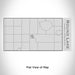 Rendered View of Round Lake Minnesota Map Engraving on 17oz Stainless Steel Insulated Cola Bottle