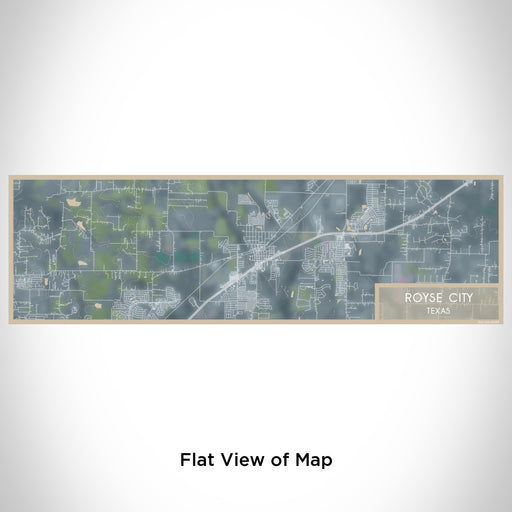 Flat View of Map Custom Royse City Texas Map Enamel Mug in Afternoon