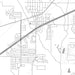 Royse City Texas Map Print in Classic Style Zoomed In Close Up Showing Details