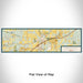 Flat View of Map Custom Royse City Texas Map Enamel Mug in Woodblock