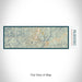 Rendered View of Ruidoso New Mexico Map on 10oz Stainless Steel Insulated Cup in Woodblock with Sliding Lid