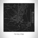 Rendered View of Ruidoso New Mexico Map on 17oz Stainless Steel Insulated Tumbler in Black