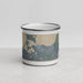 Front View Custom Sag Harbor New York Map Enamel Mug in Afternoon